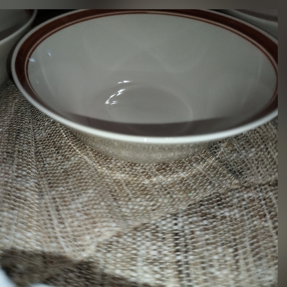 Set of Three Large 9" Stoneware Bowls - Picture 7 of 13